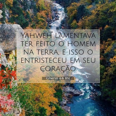 Gênesis 6:6 Versículo Bíblico Explicado
