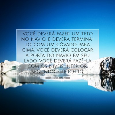 Gênesis 6:16 Versículo Bíblico Explicado