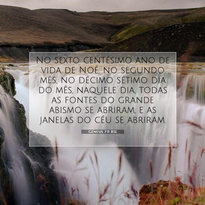 Gênesis 7:11 Versículo Bíblico Explicado