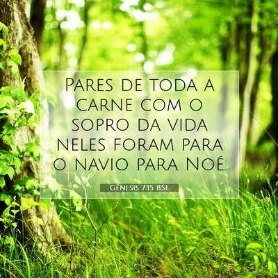 Gênesis 7:15 Versículo Bíblico Explicado