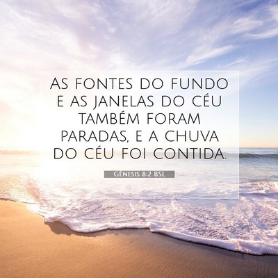 Gênesis 8:2 Versículo Bíblico Explicado