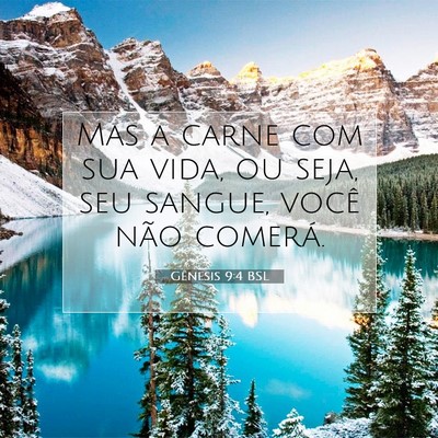 Gênesis 9:4 Versículo Bíblico Explicado