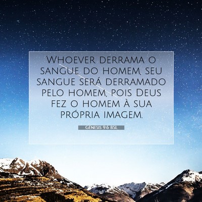 Gênesis 9:6 BSL Imagem do Versículo Bíblico