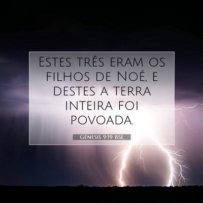 Gênesis 9:19 BSL Imagem do Versículo Bíblico