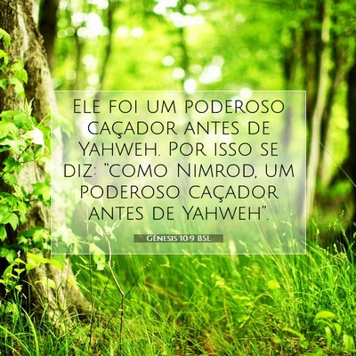 Gênesis 10:9 Versículo Bíblico Explicado