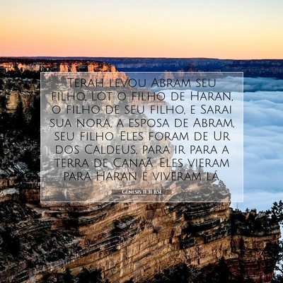 Gênesis 11:31 BSL Imagem do Versículo Bíblico