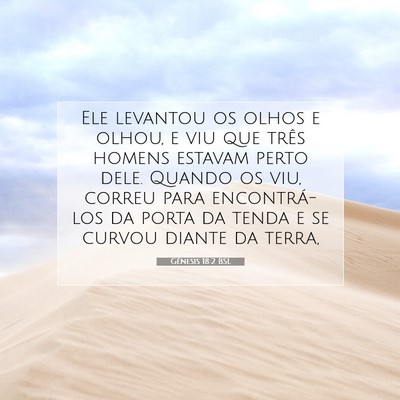 Gênesis 18:2 Versículo Bíblico Explicado
