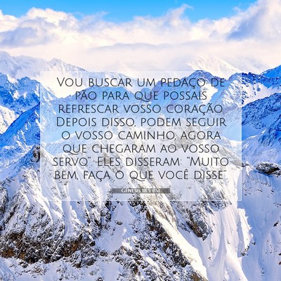 Gênesis 18:5 Versículo Bíblico Explicado