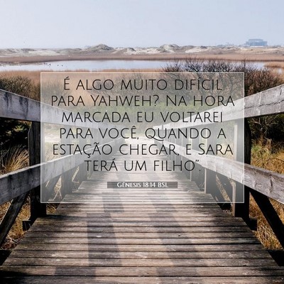 Gênesis 18:14 BSL Imagem do Versículo Bíblico