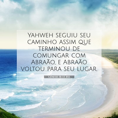 Gênesis 18:33 Versículo Bíblico Explicado