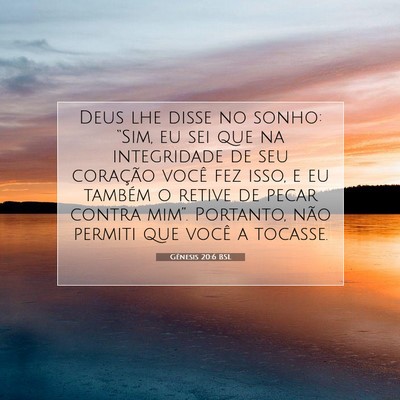 Gênesis 20:6 Versículo Bíblico Explicado