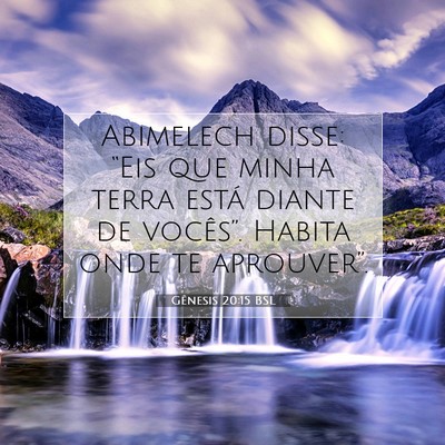 Gênesis 20:15 Versículo Bíblico Explicado