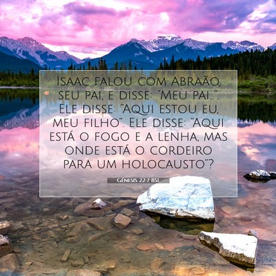Gênesis 22:7 BSL Imagem do Versículo Bíblico