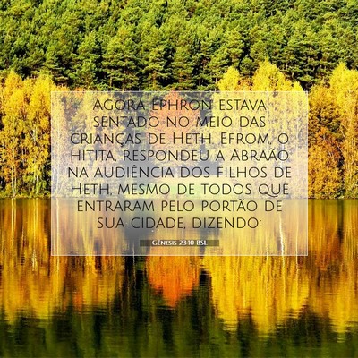 Gênesis 23:10 Versículo Bíblico Explicado
