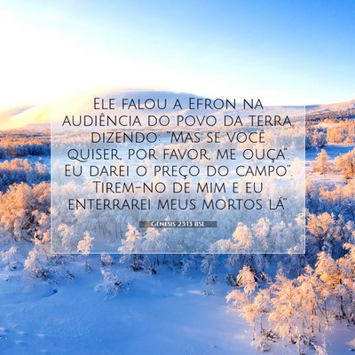 Gênesis 23:13 Versículo Bíblico Explicado
