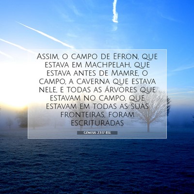 Gênesis 23:17 Versículo Bíblico Explicado