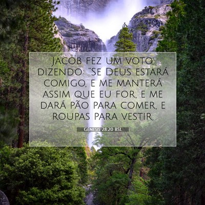 Gênesis 28:20 BSL Imagem do Versículo Bíblico