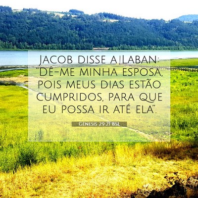 Gênesis 29:21 BSL Imagem do Versículo Bíblico