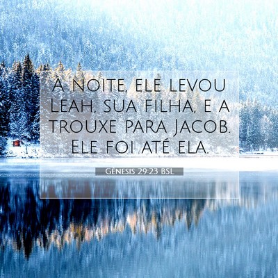 Gênesis 29:23 Versículo Bíblico Explicado
