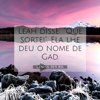 Gênesis 30:11 Versículo Bíblico Explicado