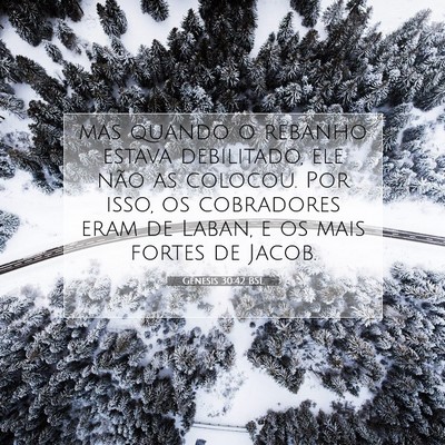 Gênesis 30:42 Versículo Bíblico Explicado