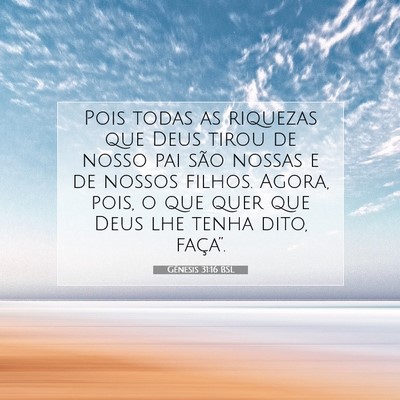 Gênesis 31:16 Versículo Bíblico Explicado