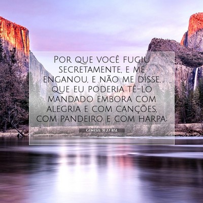 Gênesis 31:27 Versículo Bíblico Explicado