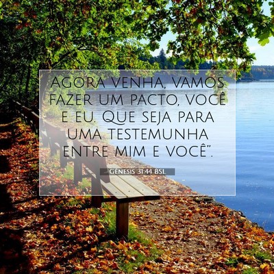 Gênesis 31:44 Versículo Bíblico Explicado
