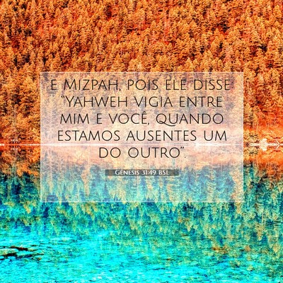 Gênesis 31:49 Versículo Bíblico Explicado
