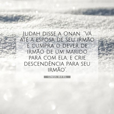 Gênesis 38:8 Versículo Bíblico Explicado
