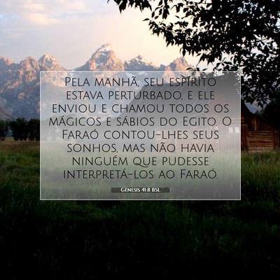 Gênesis 41:8 BSL Imagem do Versículo Bíblico