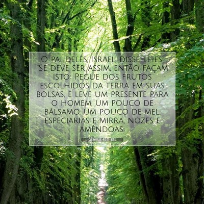 Gênesis 43:11 Versículo Bíblico Explicado