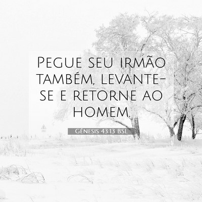 Gênesis 43:13 Versículo Bíblico Explicado