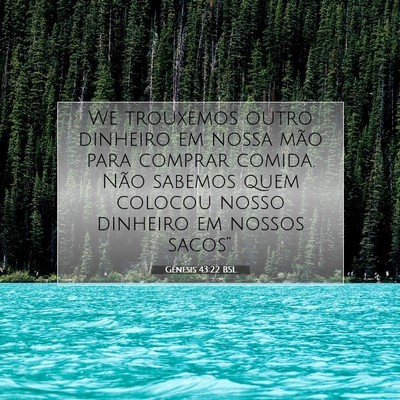 Gênesis 43:22 Versículo Bíblico Explicado