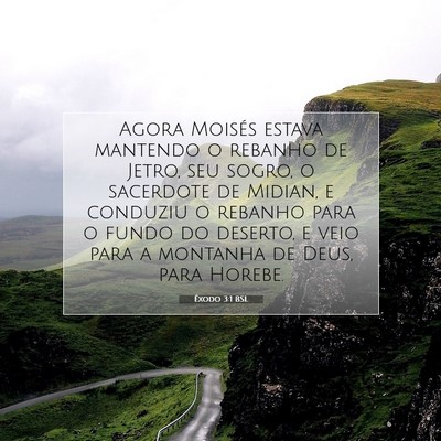 Êxodo 3:1 BSL Imagem do Versículo Bíblico