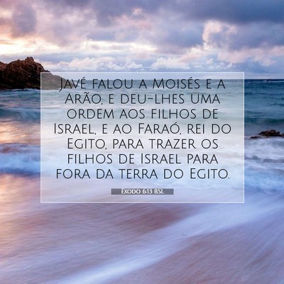 Êxodo 6:13 Versículo Bíblico Explicado