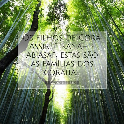 Êxodo 6:24 Versículo Bíblico Explicado