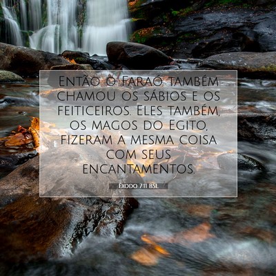 Êxodo 7:11 BSL Imagem do Versículo Bíblico