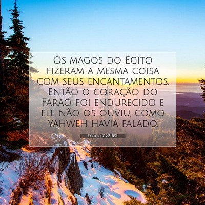 Êxodo 7:22 BSL Imagem do Versículo Bíblico