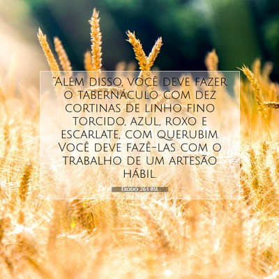 Êxodo 26:1 BSL Imagem do Versículo Bíblico