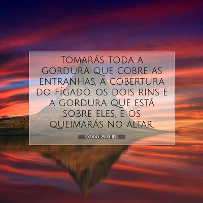 Êxodo 29:13 BSL Imagem do Versículo Bíblico