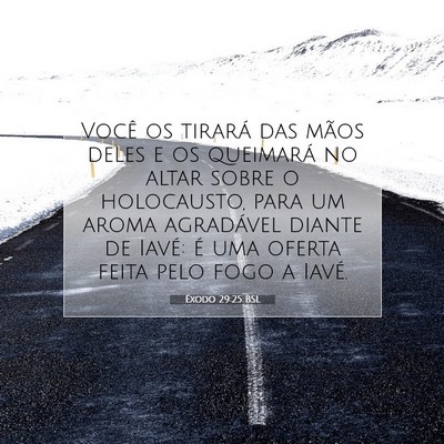 Êxodo 29:25 BSL Imagem do Versículo Bíblico