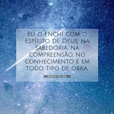 Êxodo 31:3 Versículo Bíblico Explicado