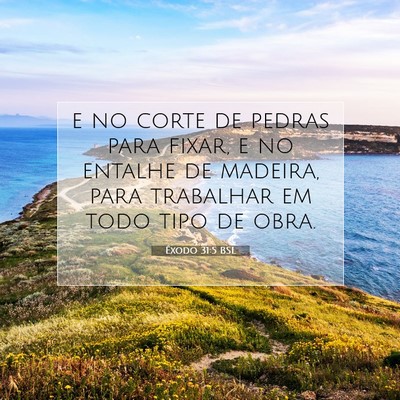 Êxodo 31:5 Versículo Bíblico Explicado