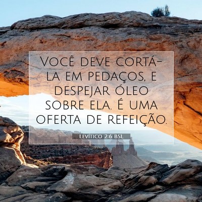 Levítico 2:6 Versículo Bíblico Explicado