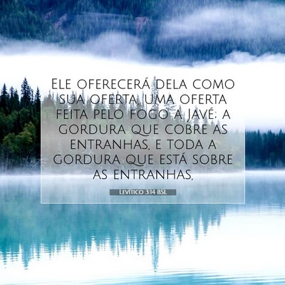 Levítico 3:14 Versículo Bíblico Explicado