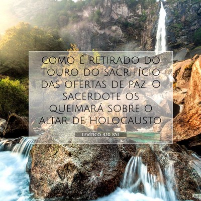 Levítico 4:10 Versículo Bíblico Explicado
