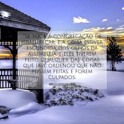 Levítico 4:13 Versículo Bíblico Explicado