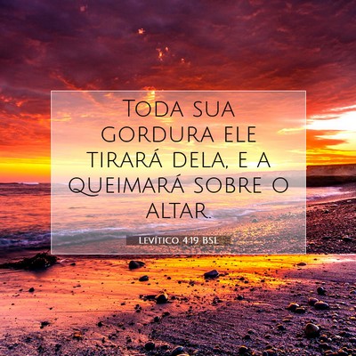 Levítico 4:19 Versículo Bíblico Explicado