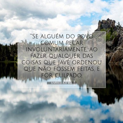 Levítico 4:27 Versículo Bíblico Explicado
